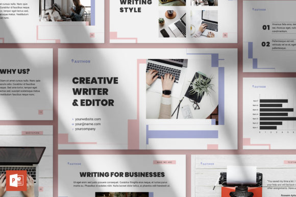 Author PowerPoint Template: Streamline Your Presentation Design