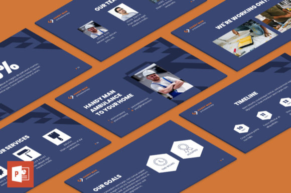 Boost Your Business Presentations with a Handyman PowerPoint Template