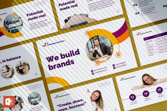 Branding Consultant PowerPoint Template