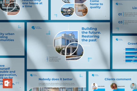 Building Company PowerPoint Template