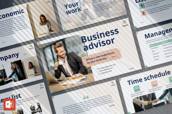 Business Advisor PowerPoint Template: Streamline Your Professional Presentations