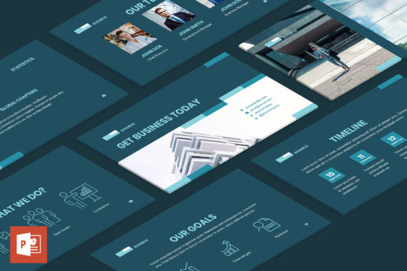 Business Networking PowerPoint Template