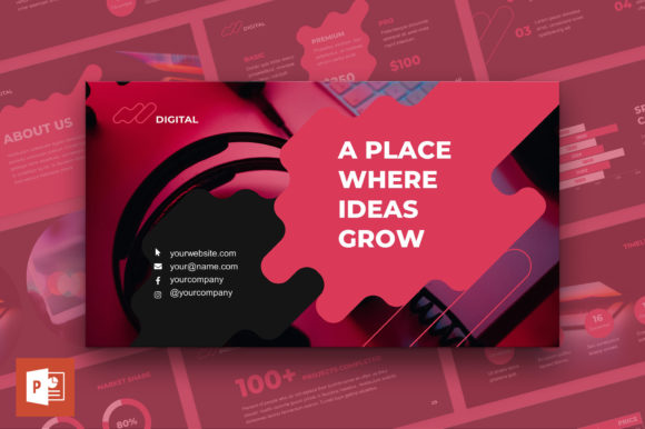 Digital Advertising PowerPoint Template: Strategic Tool for Modern Presentations