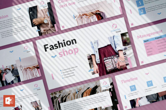 Fashion House PowerPoint Template: A Practical Choice for Modern Business Presentations