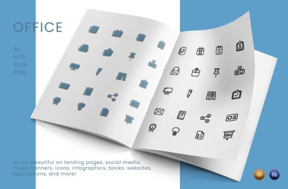 Office Pack: Beautiful Icons for Every Digital Need