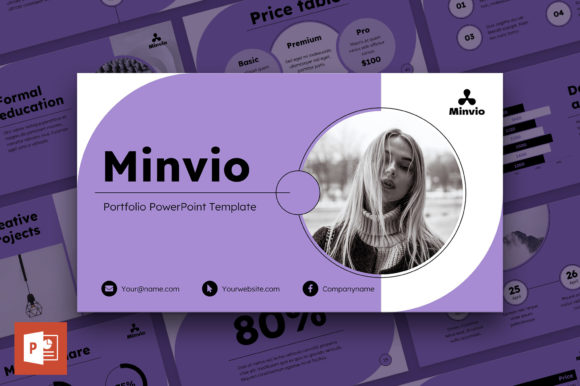 Portfolio PowerPoint Template: Streamlining Professional Presentations with Efficiency and Style