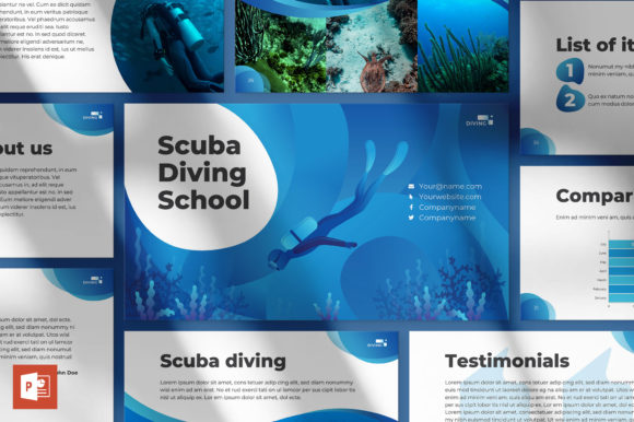 Scuba Diving School PowerPoint Template: Avoid Common Mistakes and Build a Powerful Presentation
