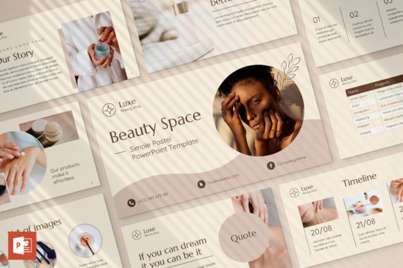 Simple Pastel PowerPoint Template for Modern Presentations