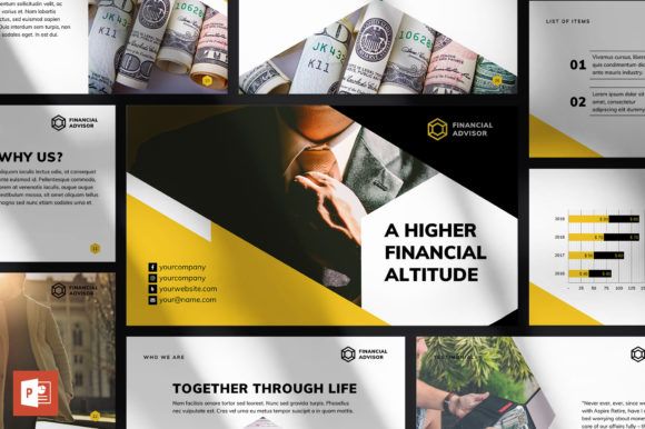 Streamline Your Business Presentations with a Financial Advisor PowerPoint Template