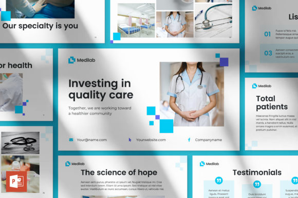 Streamline Your Medical Presentations with a Professional PowerPoint Template