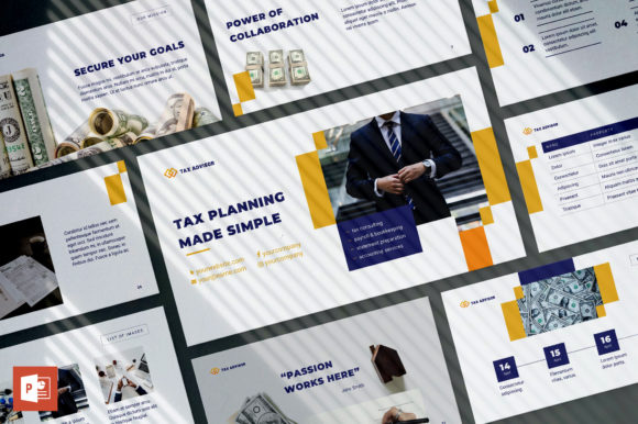 Tax Advisor PowerPoint Template: Streamlining Professional Presentations for Business Success