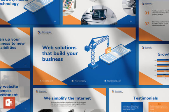 Web App Development PowerPoint Template